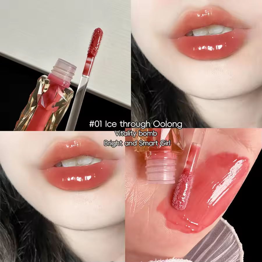 Long-Lasting Moisturizing Lip Gloss – Waterproof Shine & Transparent Color
