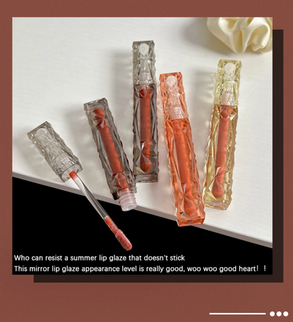 Long-Lasting Moisturizing Lip Gloss – Waterproof Shine & Transparent Color