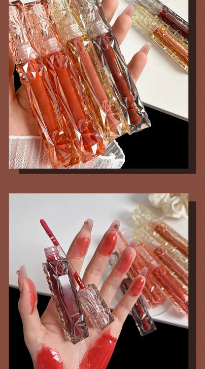 Long-Lasting Moisturizing Lip Gloss – Waterproof Shine & Transparent Color