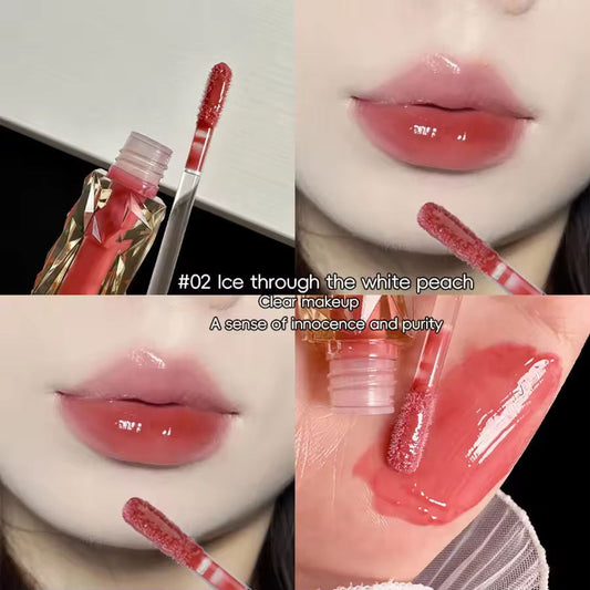 Long-Lasting Moisturizing Lip Gloss – Waterproof Shine & Transparent Color